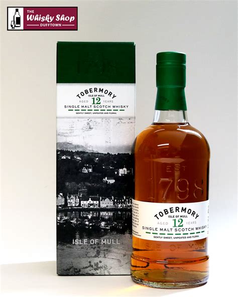 Tobermory 12 Year Old Whisky 70cl .